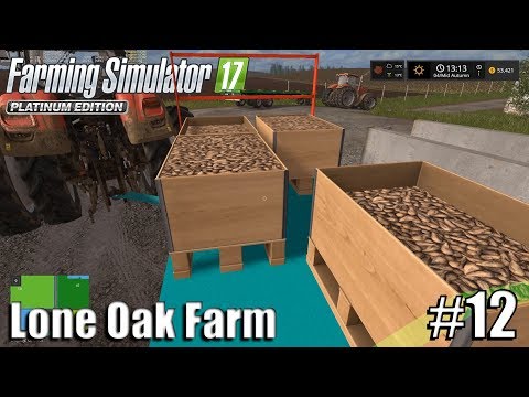 SUGAR BEET  PALLETS| Lone Oak Farm | Timelapse #12 | Farming Simulator 17
