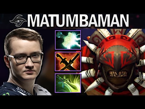 SECRET.MATUMBAMAN BLOODSEEKER WITH 17 KILLS - DOTA 2 7.28 GAMEPLAY