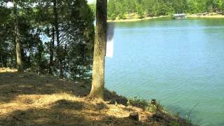 preview picture of video '2 Acre Estate Lot on Brushy Creek - 400' Waterfront - Lewis Smith Lake, Alabama'