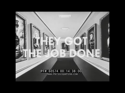 "THEY GOT THE JOB DONE"  1950s U.S. NAVY OFFICER TRAINING FILM  NAVAL LEADERS 60574