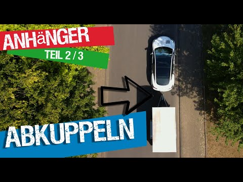 How to uncouple a trailer (part 2 / 3) correctly - Separating a trailer