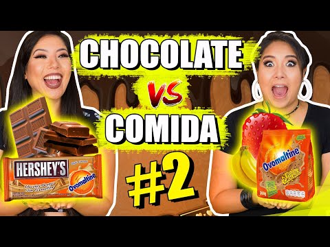 CHOCOLATE VS COMIDA 2 - Desafio | Blog das irmãs Video