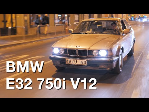 BMW E32 750i V12 - egy este a városban
