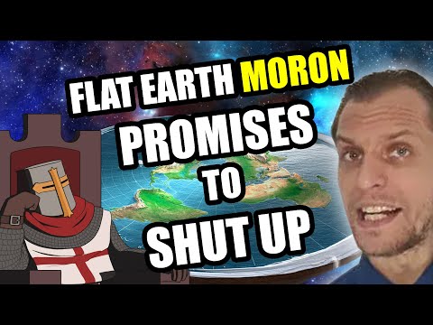 IDIOT Flat Earther Promises To SHUT THE HELL UP (Eric Dubay)
