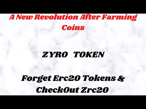 Zyro Finance Idea|Project On Zilliqa|What Is Zrc20 Tokens?