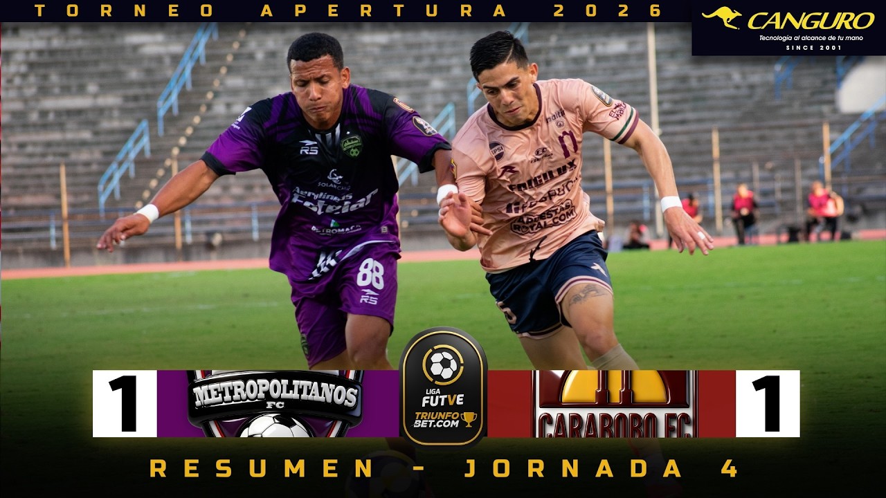 Metropolitanos vs Carabobo Highlights