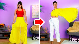 36 Amazing OUTFITS With Your Old Clothes || 5-Minute Clothes Transformation Ideas!
