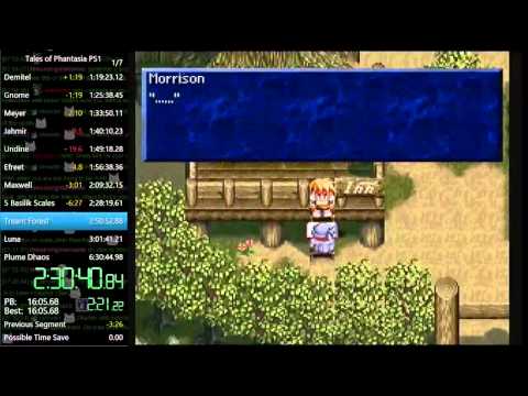Tales of Phantasia (PS1): New Game (Normal) Speed Run in 5:53:25