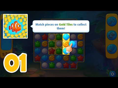 Fishdom - Gameplay Walkthrough Part 1 (Android, iOS)