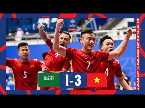 #ACFutsal2022 - Group D | Saudi Arabia 1 - 3 Vietnam