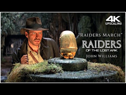 Indiana Jones Raiders of the Lost Ark "Raiders March" John Williams, 4K Up-scaling & HQ Sound