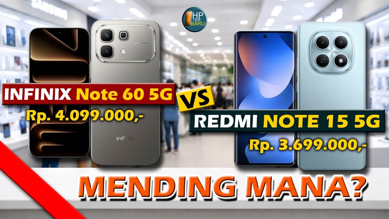 MENDING MANA? INFINIX NOTE 60 5G VS XIAOMI REDMI NOTE 15 5G