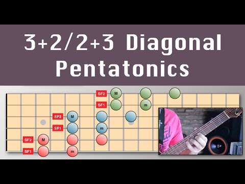 3+2 Diagonal Pentatonics (Guitar Lessons) @EffectiveMusicPractice
