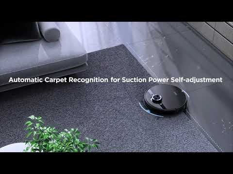 Dulkių siurblys - robotas Midea S8+, Juodas video