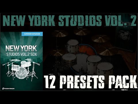 🔥🔥Superior Drummer 3 - SDX Series 7 [New York Studios Vol. 2 PACK]🔥🔥