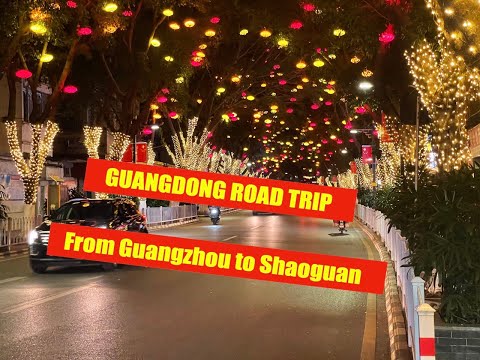 Viagem rodoviária de Guangdong - De Guangzhou a Shaoguan