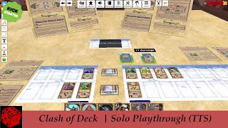 TTS Solo Playthrough | Clash of Deck (Free to Play Game on Kickstarter)