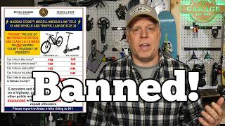 EMERGENCY UPDATE: New York County BANS E-Bikes and Scooters? What MTBs Need to Know