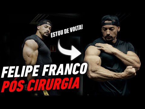 PRIMEIRO TREINO DO FELIPE FRANCO PÓS  CIRURGIA