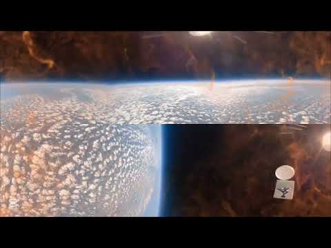 360 VR HYPERLAPSE launch to space.              SPACE view 360° 