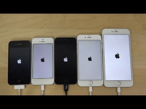 iOS 8.3 Beta: iPhone 6 Plus vs. 6 vs. 5S vs. 5 vs. 4S - Which Is Faster? (4K)