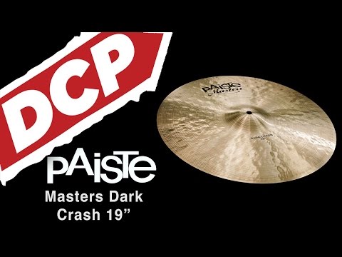 Paiste Masters Dark Crash Cymbal 19" image 3