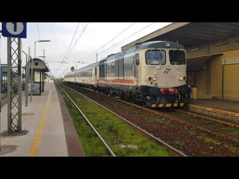 Treno Intercity+Locomotore D445 1056 Intercity 559 Taranto-Reggio di Calabria Centrale