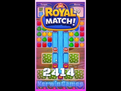 Royal Match Level 2414 - No Boosters Gameplay