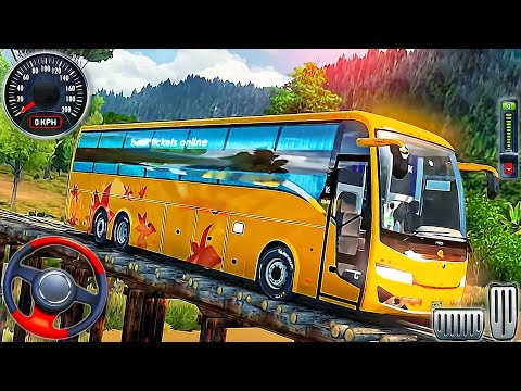 Real Uphill Bus Driving 3D - Offroad Bus Drive Simulator - Android GamePlay