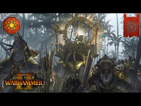 1 Shot 200 Kills! Lizardmen Vs Skaven. Total War Warhammer 2, Multiplayer