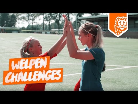 WELPENVOETBAL CHALLENGES ft ANOUK HOOGENDIJK – SEASTUM ZEIST