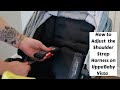 how to adjust the shoulder strap harness on uppababy vista stroller