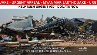 Disaster strikes Myanmar — Children need help now