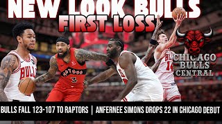 Bulls Fall 123-107 to Raptors | Anfernee Simons Drops 22 in Chicago Debut, Matas Buzelis Adds 18