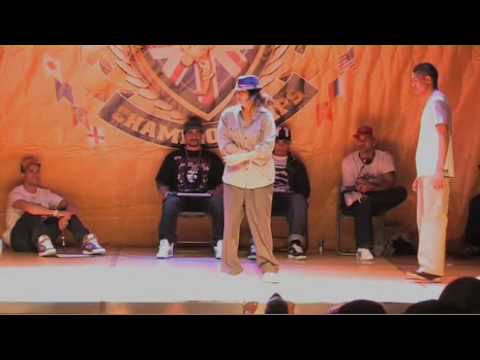 B-Boy Championships World Finals 2009 - Popping - DeyDey vs Sou