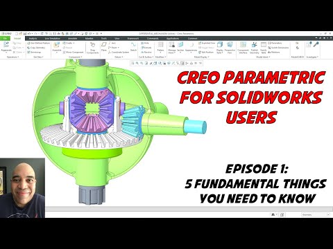 Creo Parametric for SolidWorks Users - Episode 1 - 5 Things You Need to Know about Creo