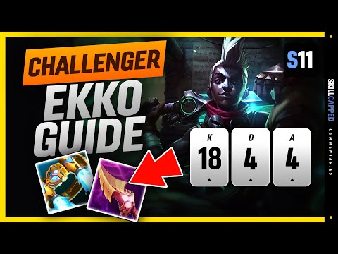 CHALLENGER Ekko Mid Guide Season 11 - How To Play Ekko & SOLO CARRY In Season 11