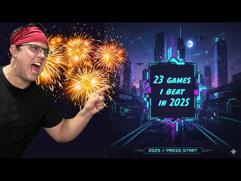 QUICK REVIEWS ALL 23 GAMES I BEAT IN 2025 - REVIEWS - MrJ