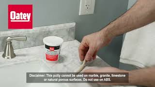 How to Install Oatey Plumber's Putty