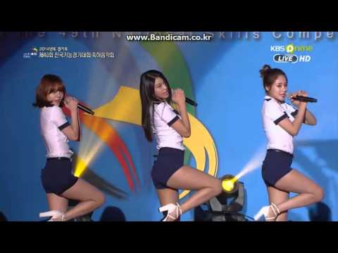 141006 전국기능대회 AOA 단발머리 + ELVIS