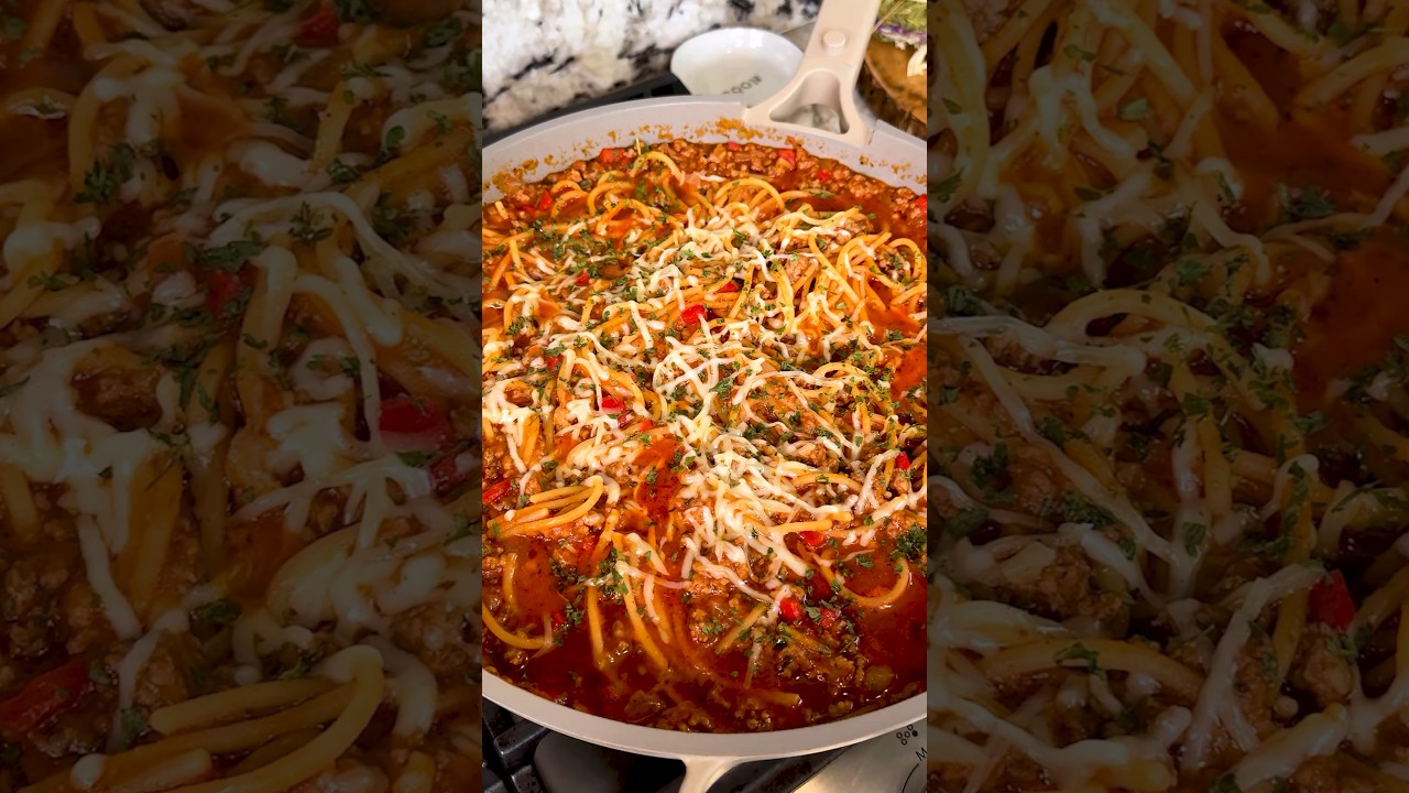 One-Pan High-Protein Spaghetti