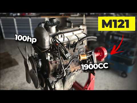 The LEGENDARY M121 ENGINE (In Detail) | Mercedes Benz M121#engine #mercedes #m121