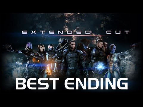 Mass Effect 3 - Extended Cut DLC (All Cutscenes, Best Ending) | DanQ8000