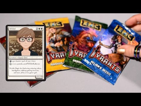 MTGirl: EPIC Card Game Tyrants Unpacking and Review