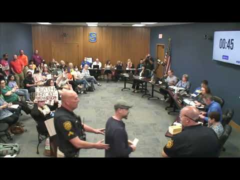 Brice Chaffin Harmful Extremist at the Stillwater School Board Meeting