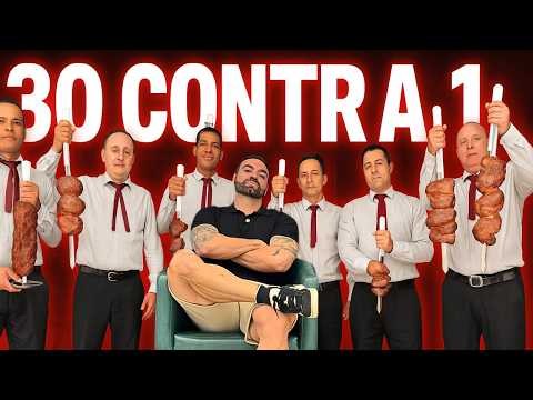 30 CHURRASQUEIROS contra 1 COMILÃO: Churrascaria FOGO DE CHÃO