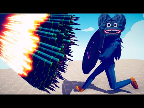 HUGGY WUGGY MIRROR SHIELD POPPY PLAYTIME vs EVERY GOD - Totally Accurate Battle Simulator TABS