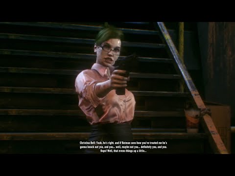 Batman Arkham: Christina Bell All Scenes & Love For Batman