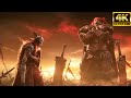Elden Ring Malenia Vs General Radahn Cinematic Battle 2024 4K ULTRA HD