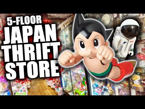 日本 5 層樓舊貨店內景！- 令人難以置信的價格 (Inside a 5 FLOOR Thrift Shop in Japan! - INSANE Prices!)